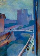 A Glimpse of Notre Dame in the Late Afternoon Henri Matisse